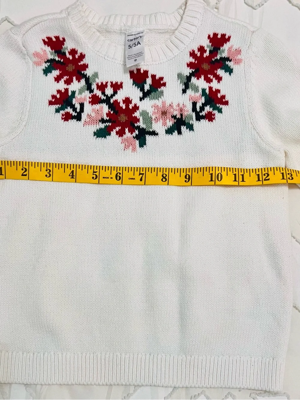 Girls Back to School Bundle 4T-5T Cat & Jack, Carter’s Floral Sweater